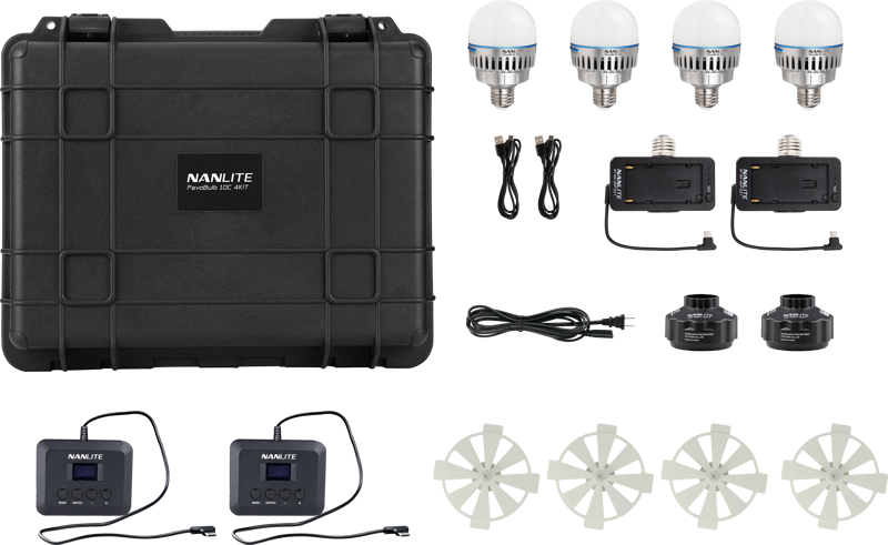 Nanlite PavoBulb 10C 4KIT